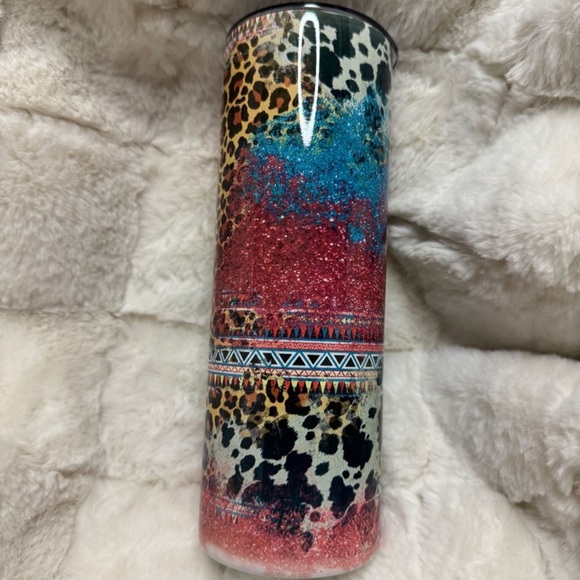 Colorful Leopard Print Tumbler - Picture 1 of 1